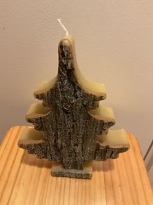 Beautiful Christmas tree candle Brand New