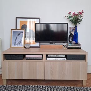 Ikea Besta TV Bench with 2 Drawers (only 3 months old)