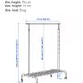 RIGGA clothes rack x 2, SKUBB hanging x 2, SKUBB drawers x 4 Image 4