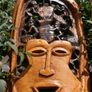 Wooden Heavy African Mask Image 7