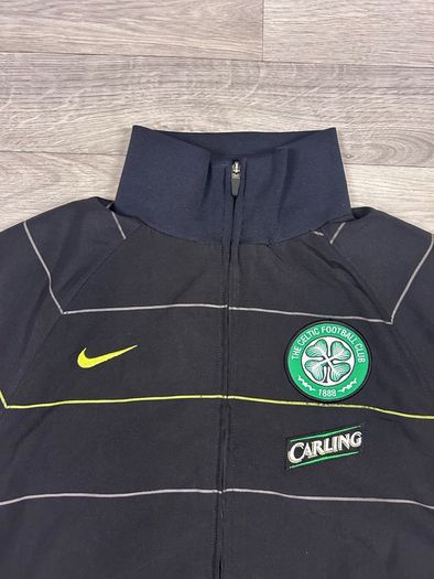 Vintage 2008 Nike Celtic Glasgow Striped Jacket Mens Medium