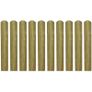 20 pcs Impregnated Fence Slats Wood 60 cm Image 2