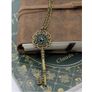 Beautiful Necklace with Emerald Green Stones Image 3