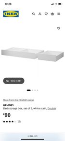 Bed Under storage