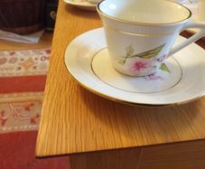 Antique Gien Coffee duos