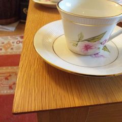 Antique Gien Coffee duos