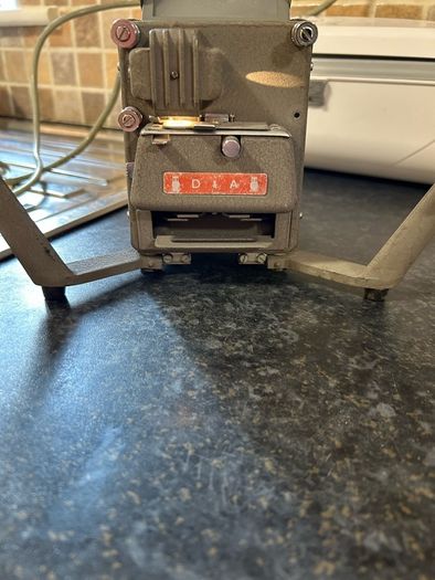 vintage film editor and built in splicer