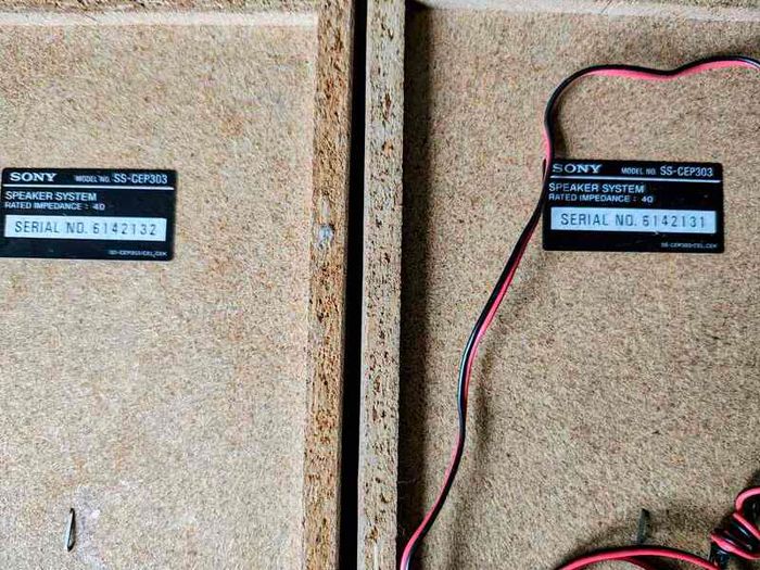 Sony speakers, Bass-reflex type