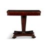 Vintage early 19th Century Mahogany Folding Top Poker Table Image 2