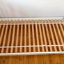 Single bed - white sleigh bed Image 5