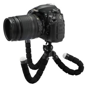 Large Camera/Phone Octpus Tripod Stand Black
