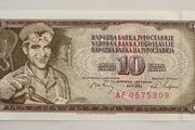 Yugoslavia 10 Dinar 1968 Banknote