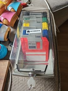 Floppy Disks and Lockable Case