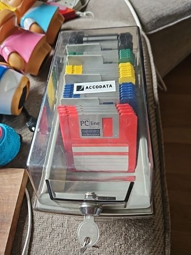 Floppy Disks and Lockable Case