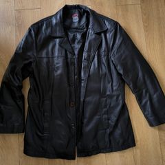 Mens Black Genuine Leather Jacket Route 66 Classic Vintage Style