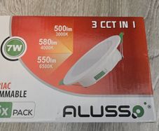 Alusso IP65 LED spot lights 6pk