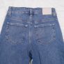 Paige Medium Blue Sasha Ankle High-Waisted Wide Leg Turn up Jeans Size 25 Image 7