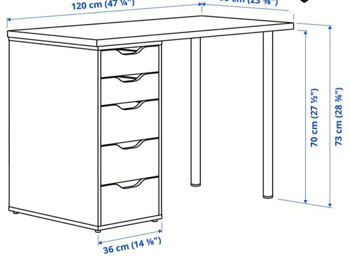 Office desk and chair