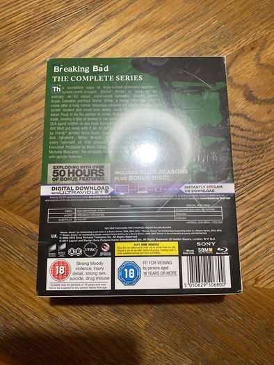 Breaking Bad. Complete season 1-6. New
