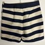 H&M navy/cream striped shorts, size Eur 36. (Uk8) Image 3