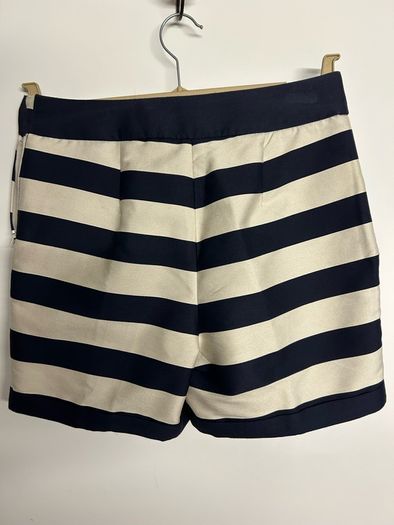 H&M navy/cream striped shorts, size Eur 36. (Uk8)