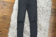 Topshop Joni Jeans Grey size 8 26W 34L High Waisted