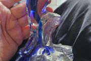 Vintage Crystal Dolphin Figure
