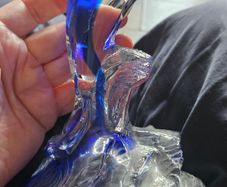 Vintage Crystal Dolphin Figure