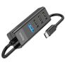 Type C to USB Hub Hoco HB25 Easy Mix (Type-C) 4-in-1 High Speed Converter Image 4