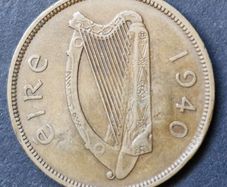 Ireland 1940 Rare 1d penny coin