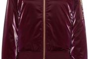 Marc Aurel Shimmering Luxe Bomber Jacket - Burgundy - UK10 - BNWT RRP 300