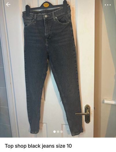topshop black jeans