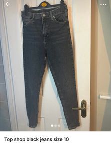 topshop black jeans
