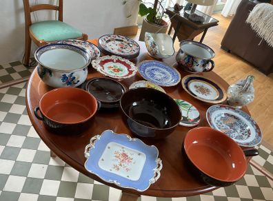 Antique vintage and ceramic job lot