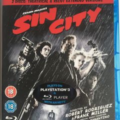 Sin City (Robert Rodriguez & Frank Miller Film) [2005] Jessica Alba, Benicio del Toro, Brittany Murphy, Clive Owen, Mickey Rourke, Bruce Willis [2xBlu-ray Movie]