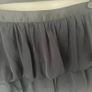 Black Tiered Ruffle Mini Skirt Image 3