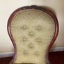 Antique Ladys chair with buttons Image 2