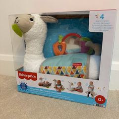 Fisher-Price Grow with Me Tummy Time Llama Pillow