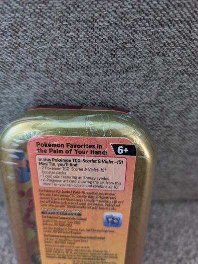 151 Mini Tin Display - Will Sell Separately