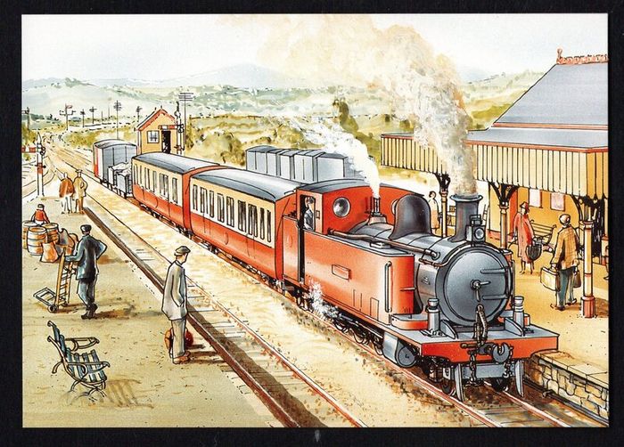 1995 Ireland Transport: Narrow Gauge Railways Commemorative Stamps Maximum Cards Mint