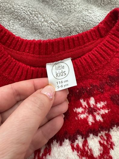 Cute Christmas jumper, 116cm, 5-6 years