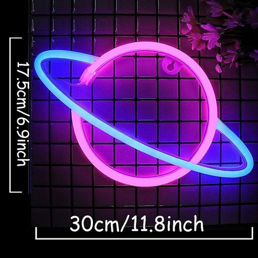 Neon Signs, Cisteen Led Neon Light Sign Powered by Battery or USB, Wall Decor Led Lights Home Decoration Hanging Art Neon Signs for Bedroom,Game Room,Bar,Party,Kids Gift