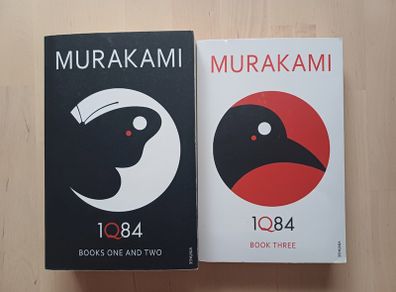 IQ84 by Haruki Murakami (Books 1 to 3 Science Fiction Paperback 2009)