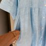 Designer Part Two baby blue 100% linen dress BRAND NEW Image 3