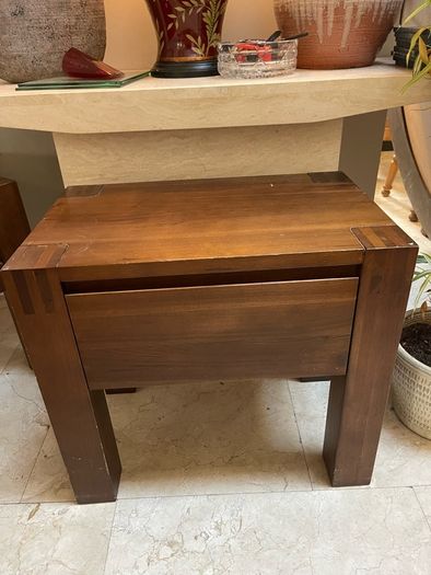 2 x Large Sturdy Quality Wooden Lockers - Bedside Tables - Can Deliver