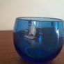 Vintage 1960s Sailboat Roly Poly / Rock Drink Glasses Image 3