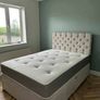 Double Bed And Mattress With Headboard Image 2