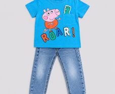 peppa pig t- shirt and jeans