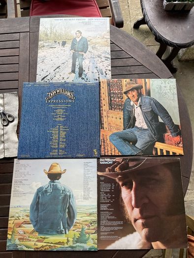 Job lot Don Williams 5 albums vinyl records in vg condition 5 euros each or all 5 for 26 including p&P