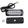 2 X Amber+white 12 Led Recovery Strobe Grill Breakdown Flashing Light Lamp Image 7